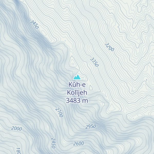Map of Kūh-e Kolījeh