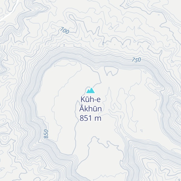 Map of Kūh-e Ākhūn