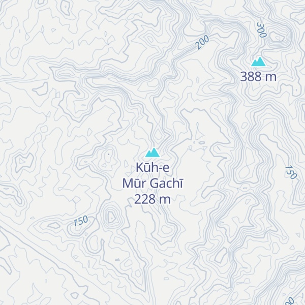 Map of Kūh-e Mūr Gachī