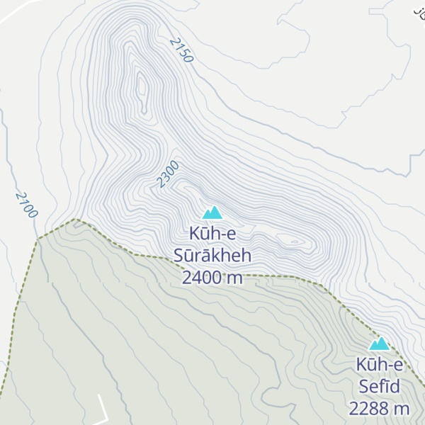 Map of Kūh-e Sūrākheh