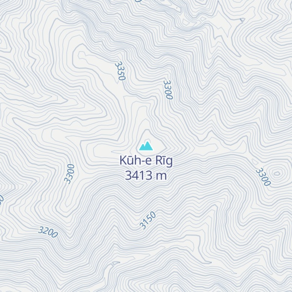 Map of Kūh-e Rīg