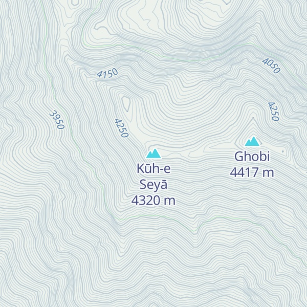 Map of Kūh-e Seyā