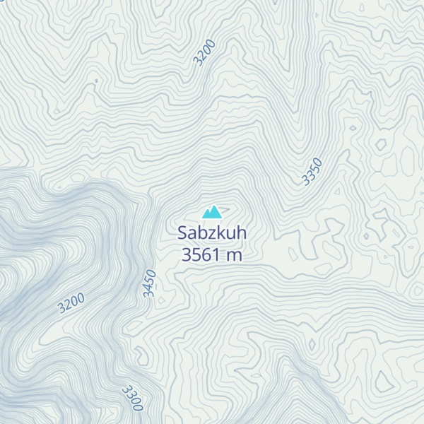 Map of Sabzkuh