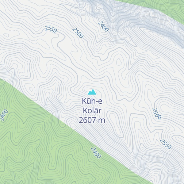 Map of Kūh-e Kolār