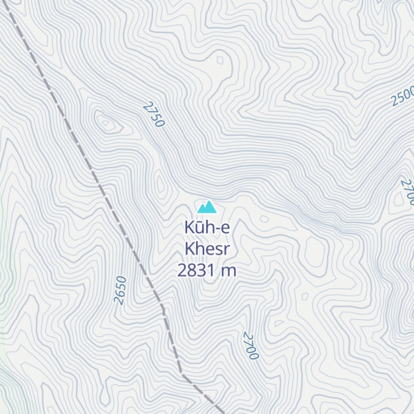 Map of Kūh-e Khesr