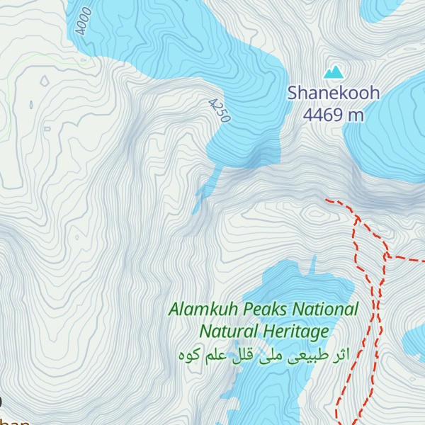 Map of Kūh-e Khorasān-e Shomālī