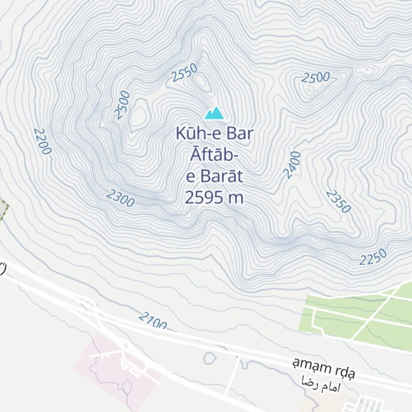 Map of سایت صخره نوردی فرخ شهر