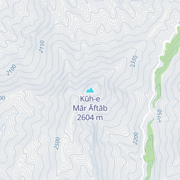 Map of Kūh-e Mār Āftāb