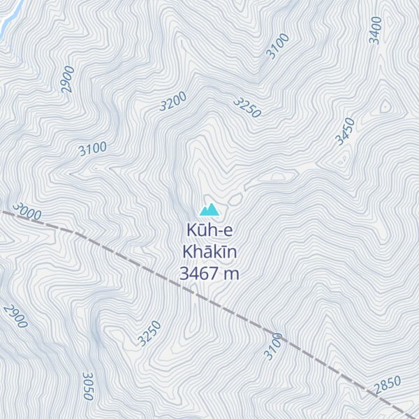 Map of Kūh-e Khākīn