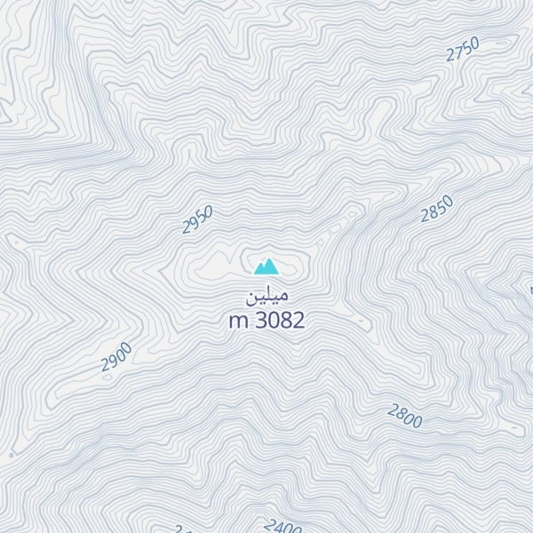 Map of میلین