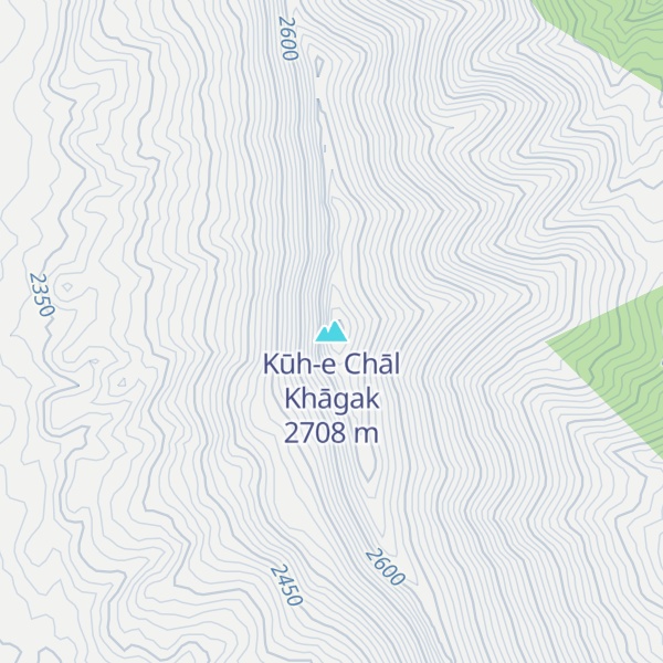 Map of Kūh-e Chāl Khāgak