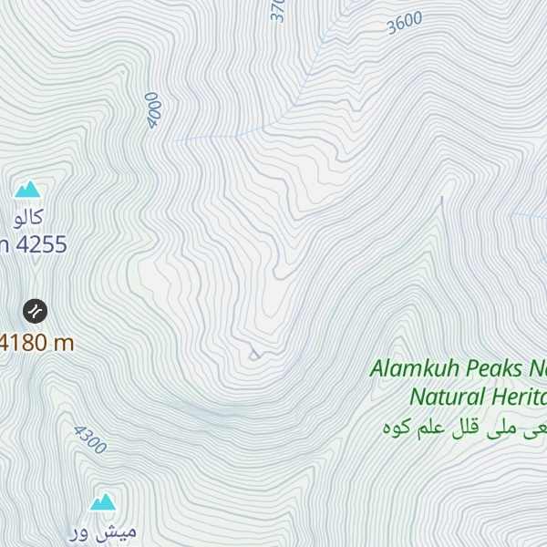 Map of میش ور چال