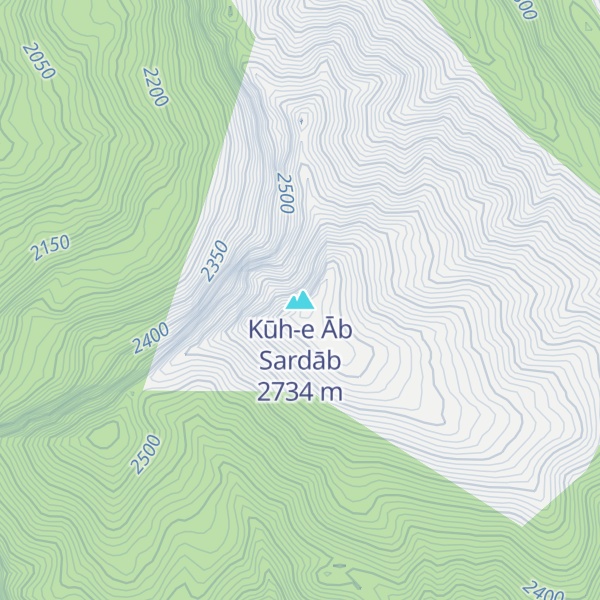 Map of Kūh-e Āb Sardāb