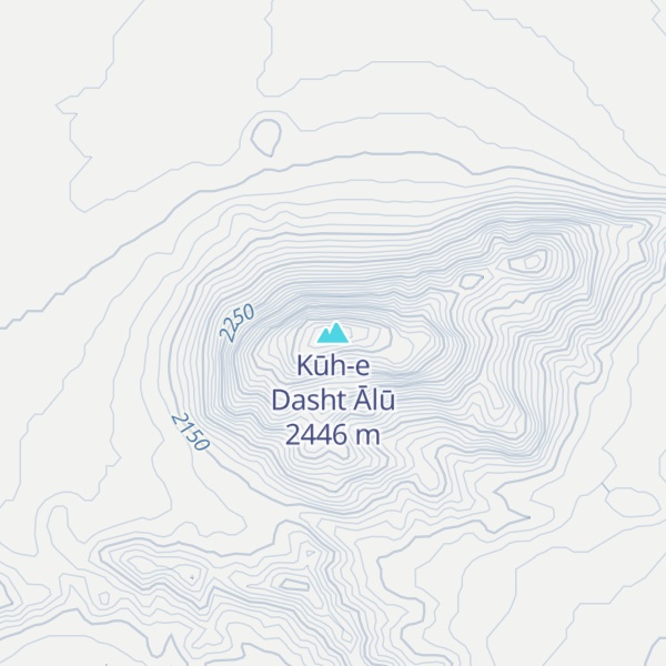 Map of Kūh-e Dasht Ālū