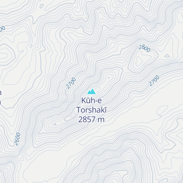 Map of Kūh-e Torshakī