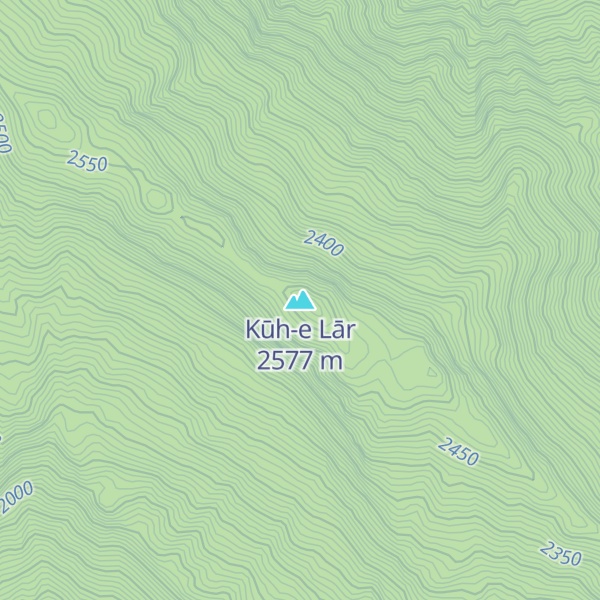 Map of Kūh-e Lār