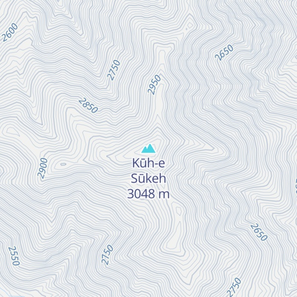 Map of Kūh-e Sūkeh