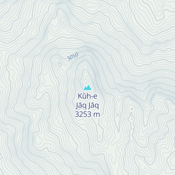 Map of Kūh-e Jāq Jāq