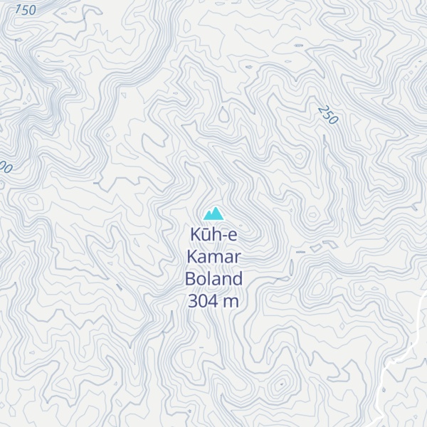 Map of Kūh-e Kamar Boland