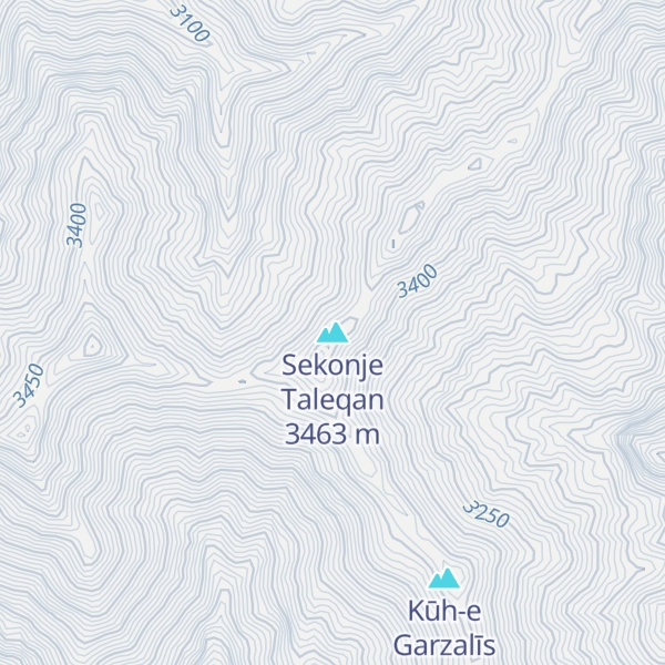 Map of Sekonje Taleqan