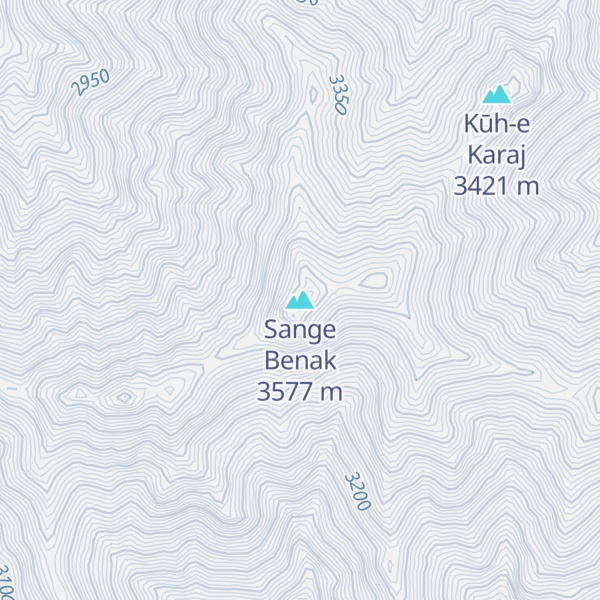 Map of Sange Benak