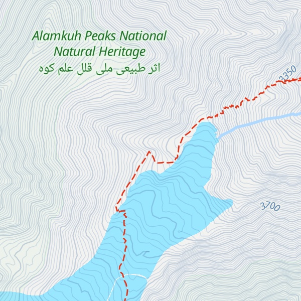 Map of Sarchal Hut