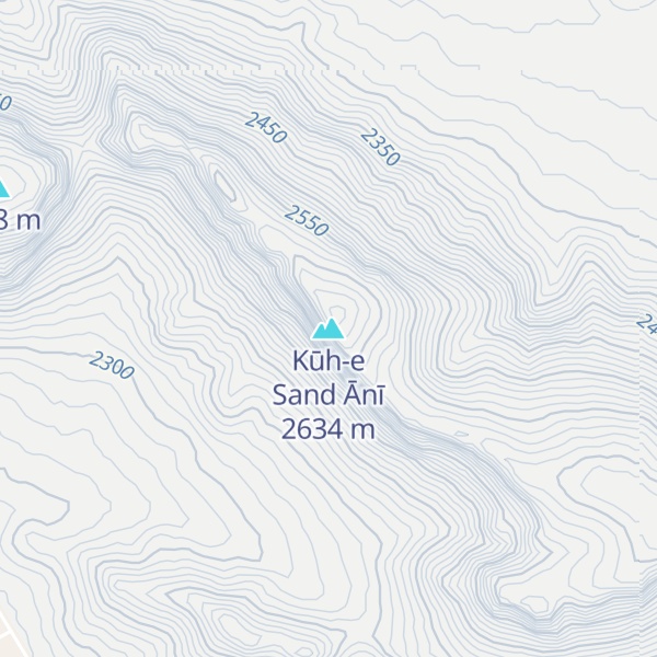 Map of Kūh-e Sand Ānī