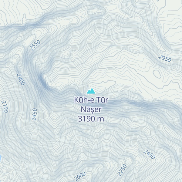 Map of Kūh-e Tūr Nāşer
