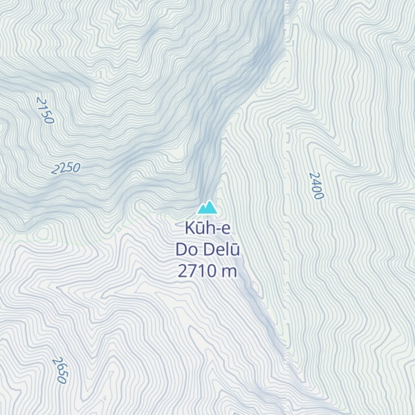 Map of Kūh-e Do Delū