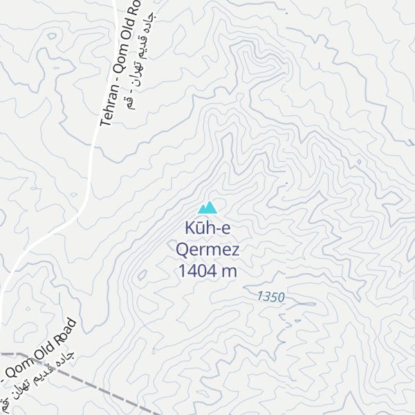 Map of Kūh-e Qermez