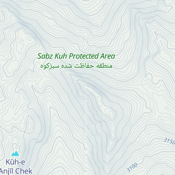 Map of Kūh-e Şanam Bar
