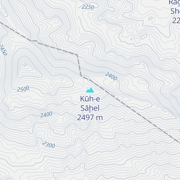 Map of Kūh-e Sāḩel