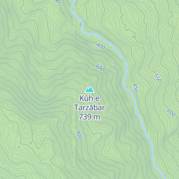 Map of Kūh-e Tarzābar