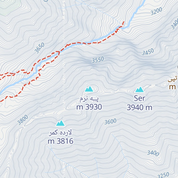 Map of پِِه نرم