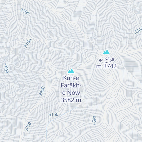 Map of Kūh-e Farākh-e Now