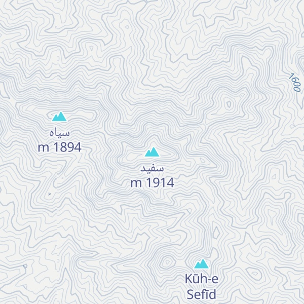 Map of سفید