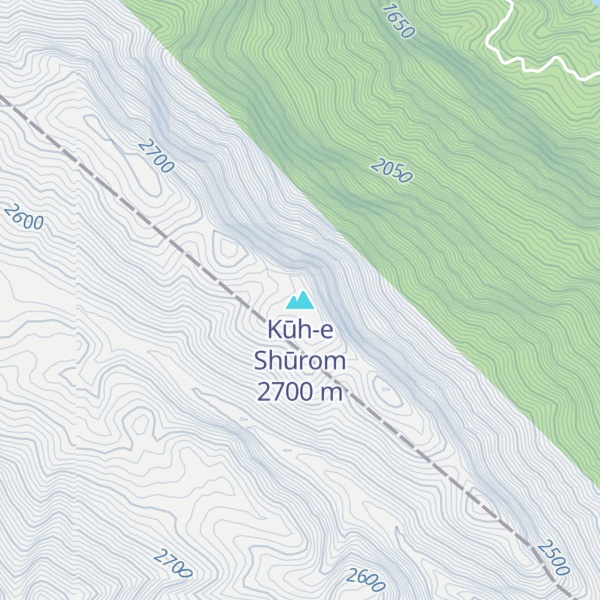 Map of Kūh-e Shūrom