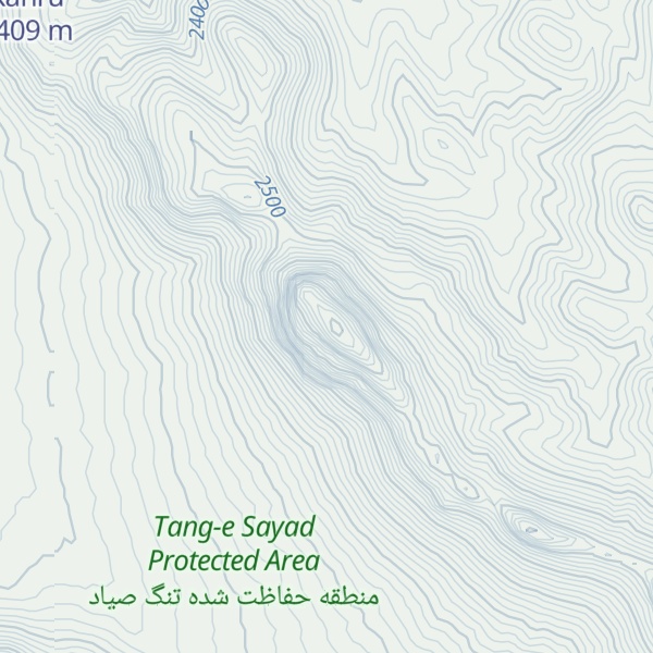 Map of Kūh-e Qalāt