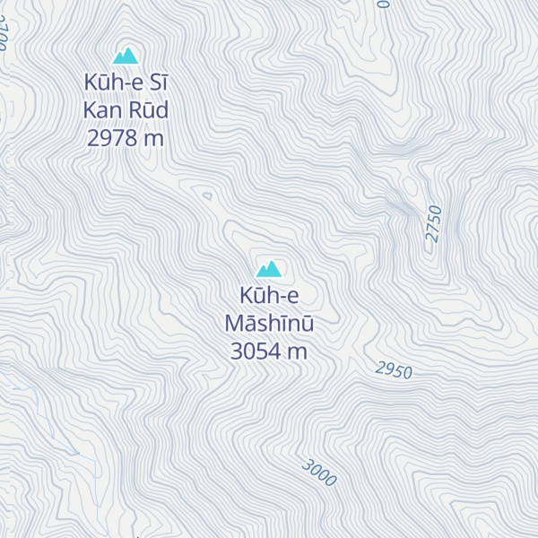 Map of Kūh-e Māshīnū