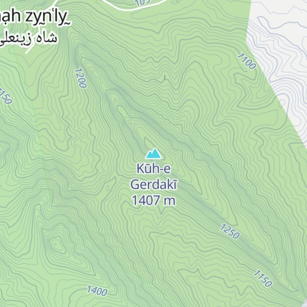 Map of Kūh-e Gerdakī