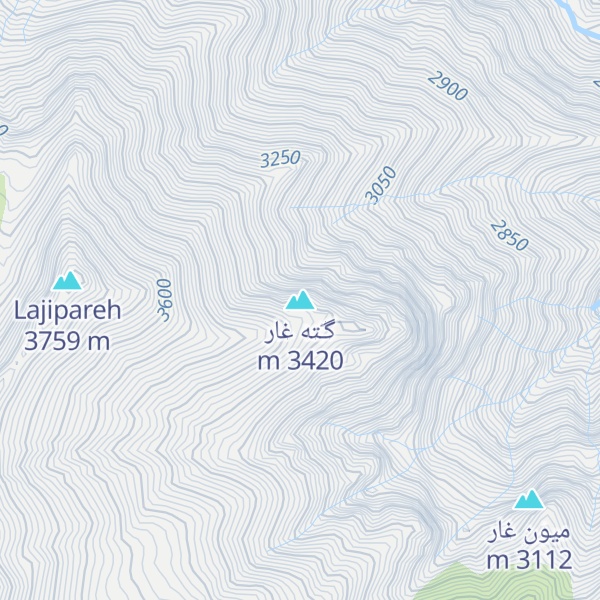 Map of گَته غار