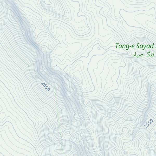Map of Kūh-e Shahīdān