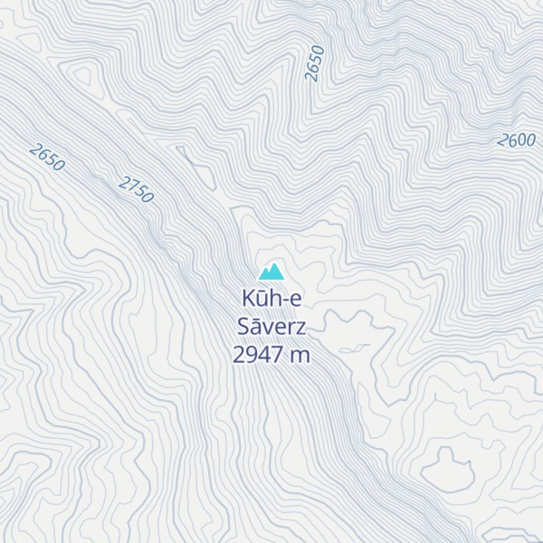 Map of Kūh-e Sāverz