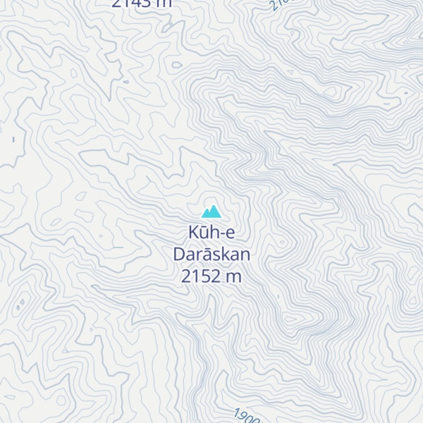 Map of Kūh-e Darāskan