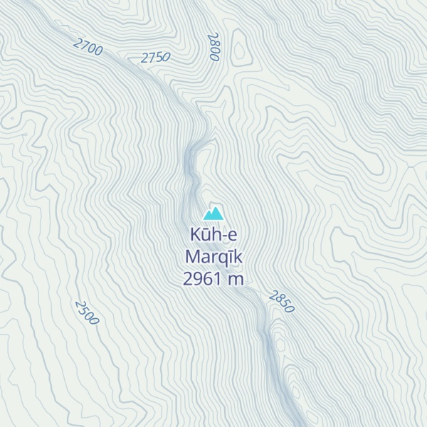 Map of Kūh-e Marqīk