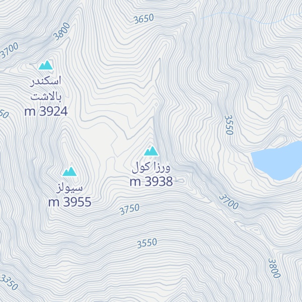 Map of ورزا کول