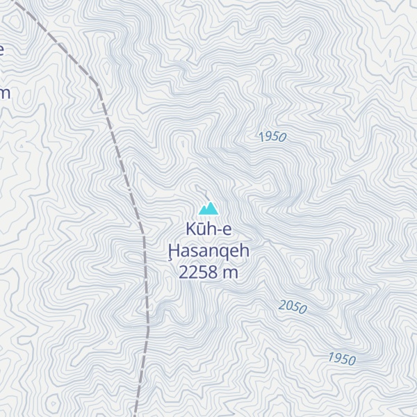 Map of Kūh-e Ḩasanqeh