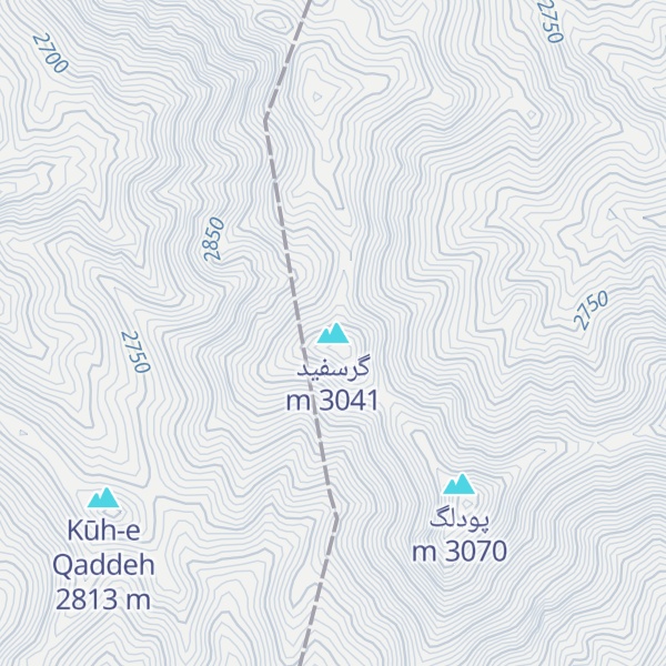 Map of گرسفید