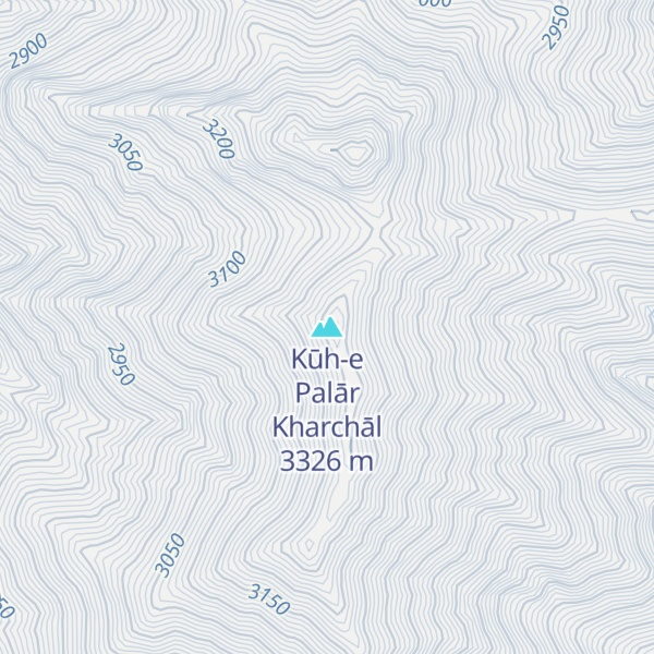 Map of Kūh-e Palār Kharchāl