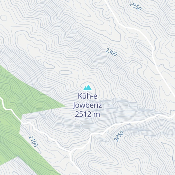 Map of Kūh-e Jowberīz